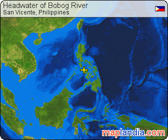 Headwater of Bobog River satellite map