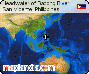 Headwater of Bacong River  satellite map