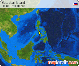 Batbatan Island satellite map