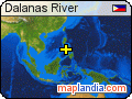 Dalanas River satellite map