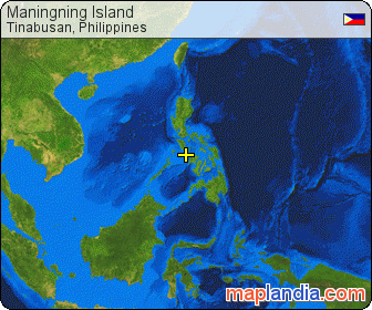 Maningning Island satellite map