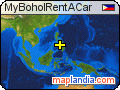 MyBoholRentACar satellite map