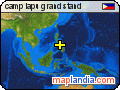 camp lapu grand stand satellite map