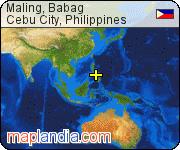 Maling, Babag satellite map