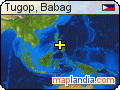 Tugop, Babag satellite map