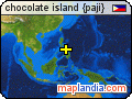 chocolate island {paji} satellite map