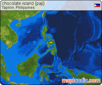 chocolate island {paji} satellite map