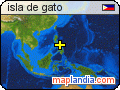  isla de gato satellite map