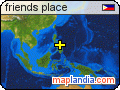 friends place satellite map