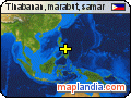 Tinabanan, marabut, samar satellite map
