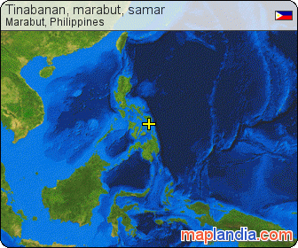 Tinabanan, marabut, samar satellite map