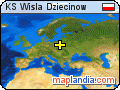KS Wisła Dziecinów satellite map