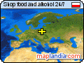 Shop food and alkohol 24/7 satellite map