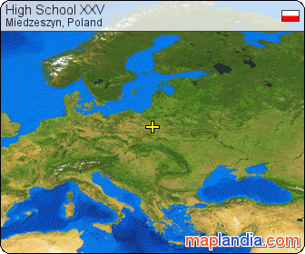 High School XXV satellite map