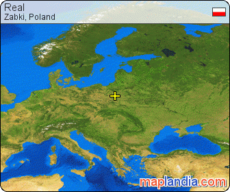 Real satellite map