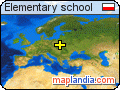 Elementary school satellite map
