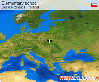 Elementary school satellite map