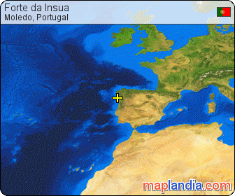 Forte da Ínsua satellite map