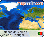 Estação de Moledo satellite map