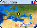 Paduricea satellite map