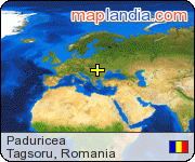 Paduricea satellite map