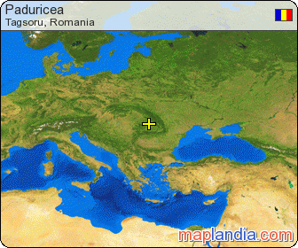 Paduricea satellite map