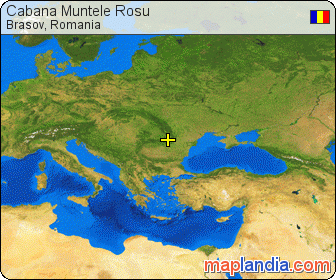 Cabana Muntele Rosu satellite map