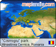 "Cismigiu" park satellite map