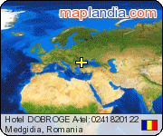 Hotel DOBROGEA-tel:0241820122 satellite map