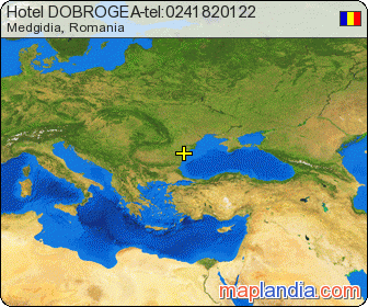 Hotel DOBROGEA-tel:0241820122 satellite map