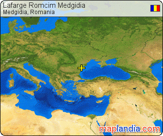 Lafarge Romcim Medgidia satellite map