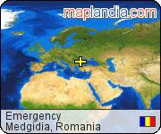 Emergency satellite map