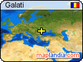  Galati satellite map