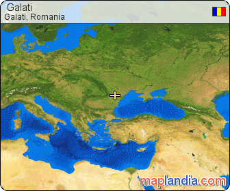  Galati satellite map