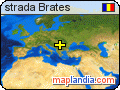 strada Brates satellite map