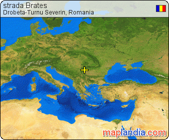 strada Brates satellite map