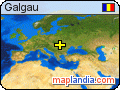 Galgau satellite map