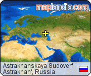 Astrakhanskaya Sudoverf satellite map