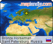 Bronze Horseman satellite map