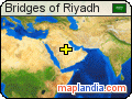 Bridges of Riyadh satellite map