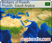 Bridges of Riyadh satellite map