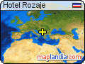 Hotel Rozaje satellite map