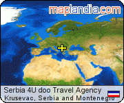 Serbia 4U doo Travel Agency satellite map