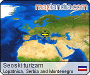 Seoski turizam satellite map