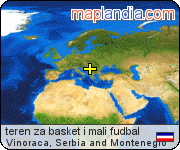 teren za basket i mali fudbal satellite map