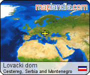 Lovački dom satellite map