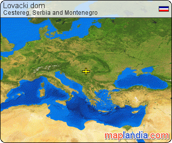 Lovački dom satellite map