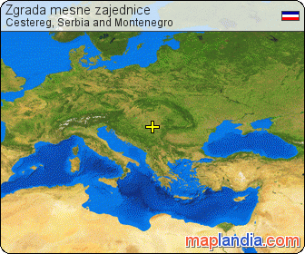 Zgrada mesne zajednice satellite map