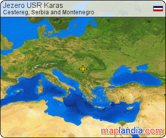 Jezero USR Karaš satellite map