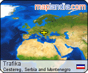 Trafika satellite map